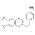 4- [2- (3,4-DIHYDRO-6,7-DIMETHOXY-2 (1H) -ISOQUINOLINYL) ETHYL] -BENZENAMIN CAS 82925-02-8